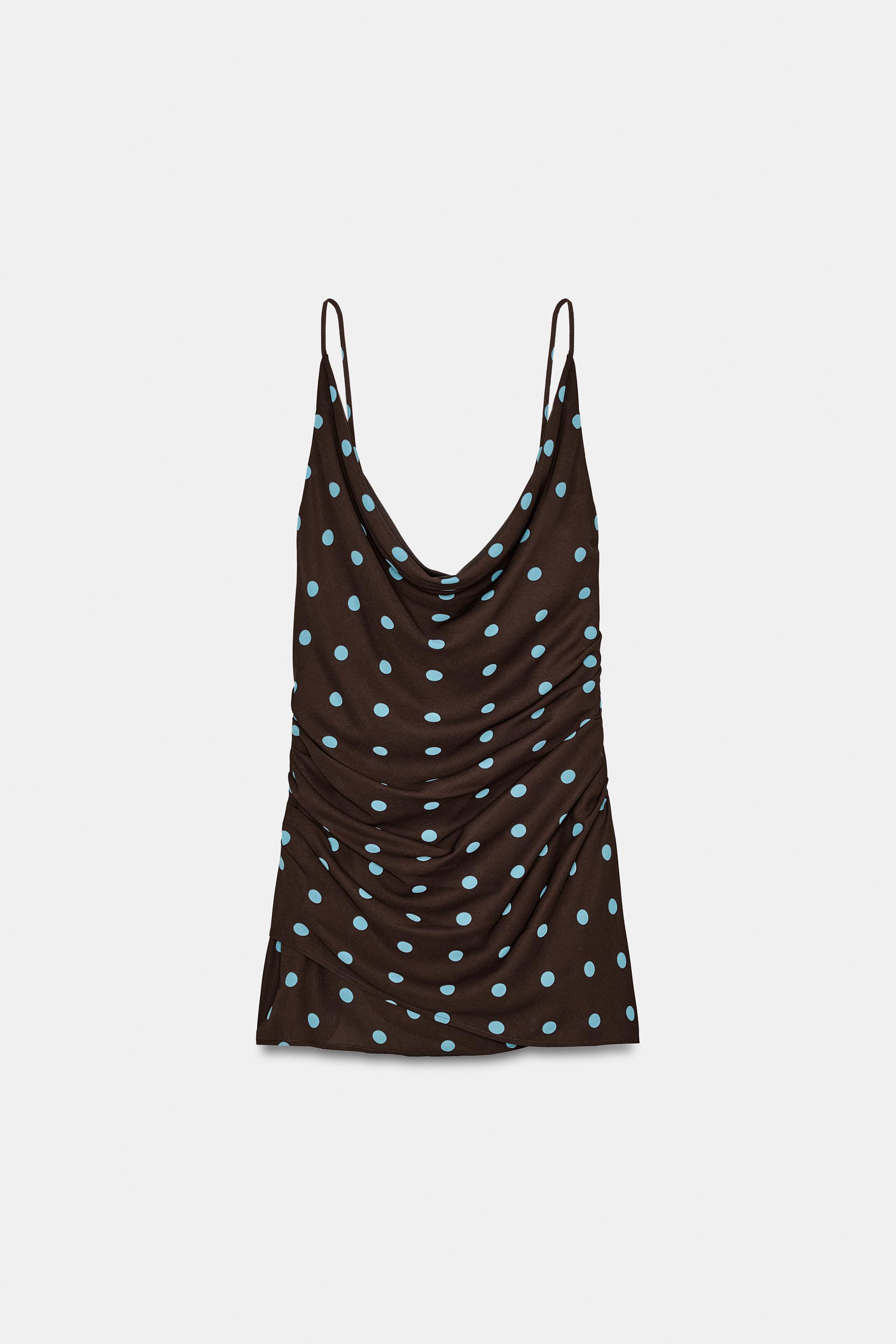 ROBE MINI À POIS